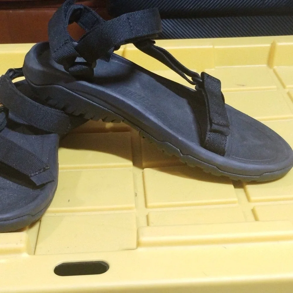 Teva Hurricane XLT2 Mens Sandals Black Sport Hiking Strappy 1019234-BLK Size 11